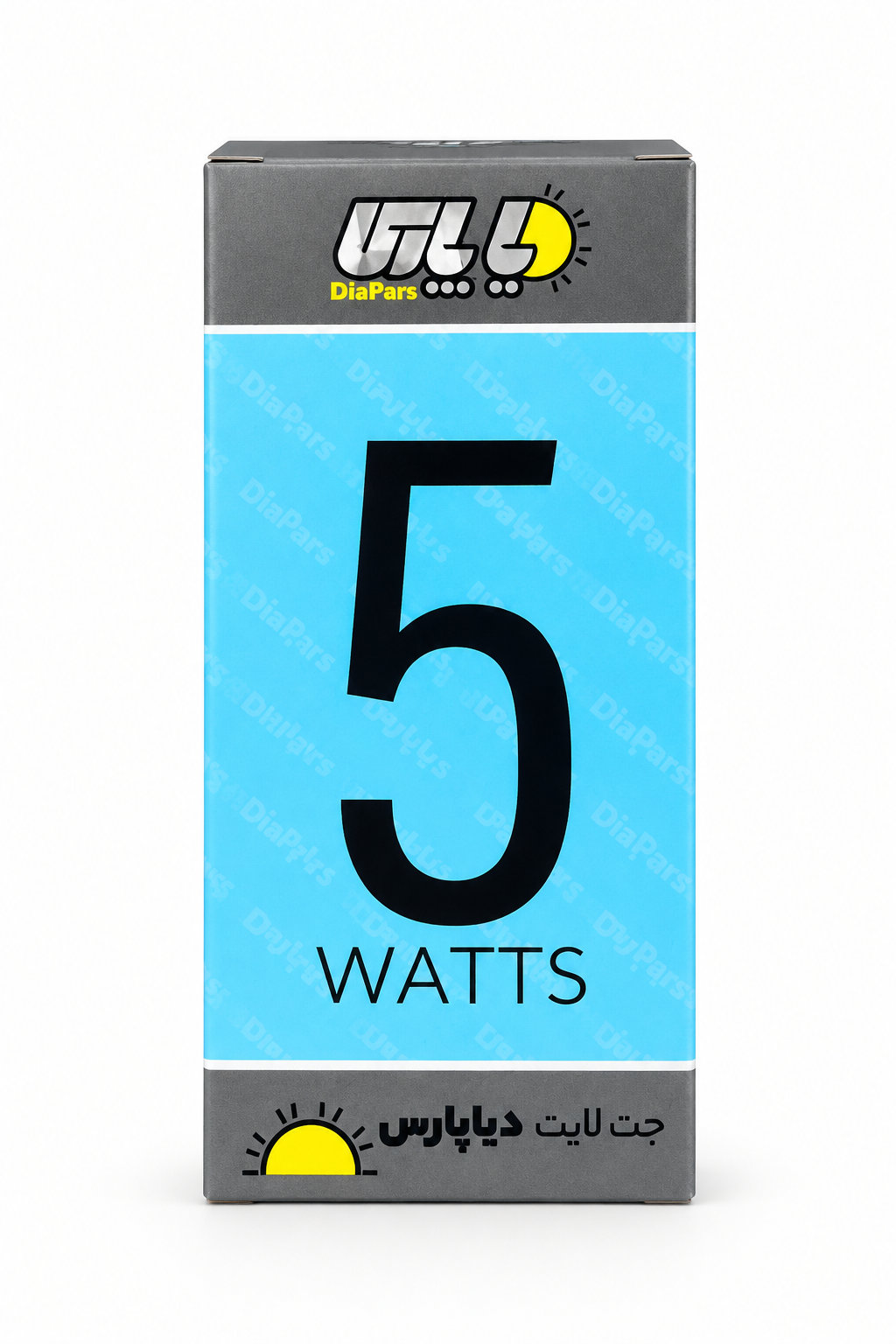 جت لایت 5وات بدنه کرم دیا پارس